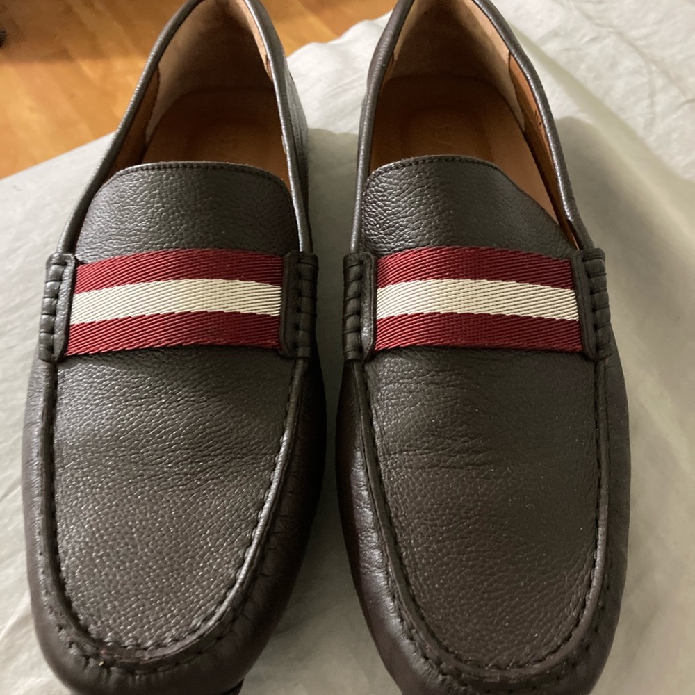 Bally pearce leather loafers 9.5 USA